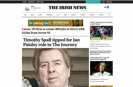 Belfast daily drops full website paywall and opts for metered model